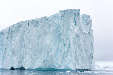 Massive Iceberg floating in Arctic Ocean, Greenland