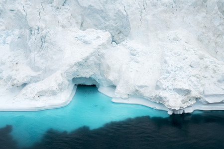 Iceberg on Arctic Ocean in Greenlandの写真素材