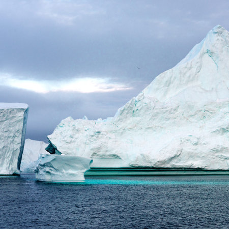 Iceberg on Arctic Ocean in Greenland