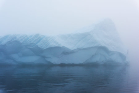iceberg on arctic ocean in greenland