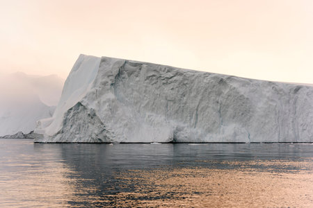 iceberg on arctic ocean in greenland