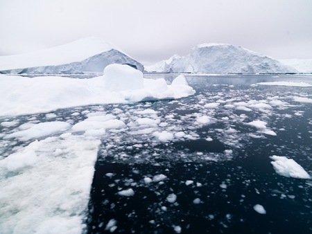 Greenland Ice and glacierの写真素材