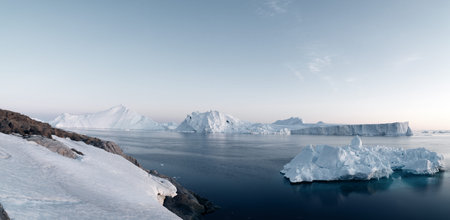 Arctic Icebergs in Greenland