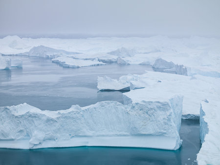 Glacier in Arctic Ocean