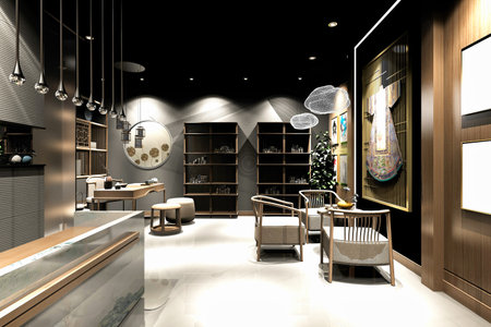 3d render beauty wellness center