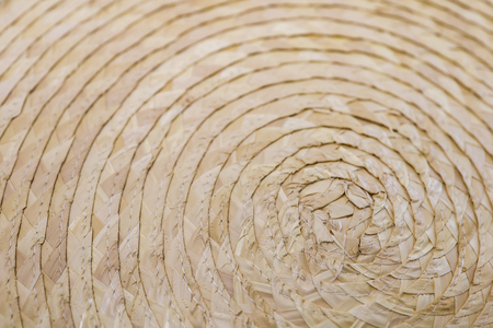 Close up of wickerwork / basketry use for texture background or wallpaperの写真素材