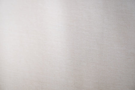 Close up of texture of white cloth with copy space use for background or wallpaper