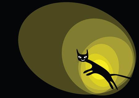 cat cartoons illustration background.のイラスト素材