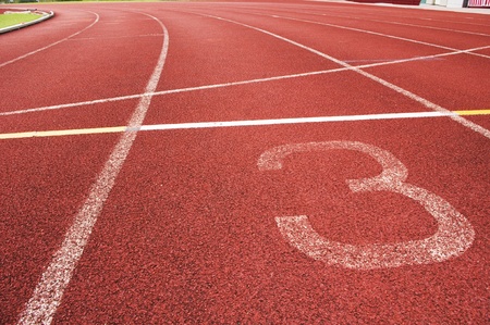 running track for race, for concept or background.の写真素材