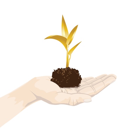 to illustrate profit growth of successful investment.のイラスト素材
