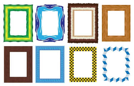 picture framesのイラスト素材