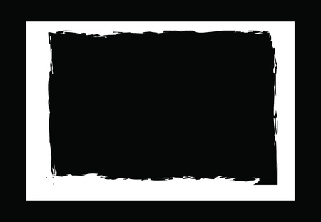 grunge borders, frames, for image or photo. vector format.のイラスト素材