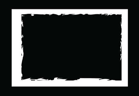 grunge borders, frames, for image or photo. vector format.のイラスト素材
