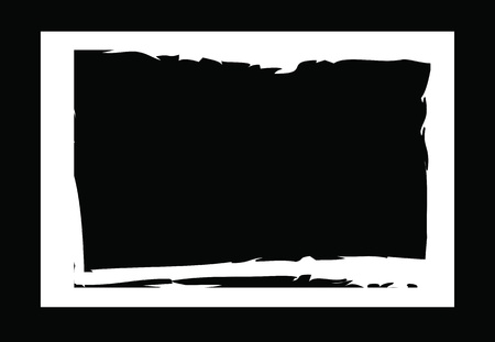 grunge borders, frames, for image or photo. vector format.のイラスト素材
