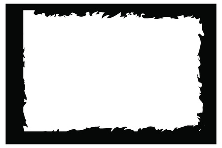 grunge borders, frames, for image or photo. vector format.のイラスト素材