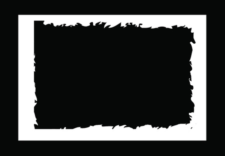grunge borders, frames, for image or photo. vector format.のイラスト素材