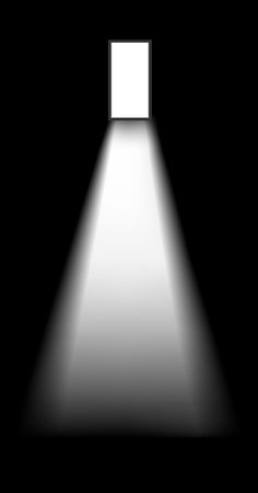 an exit or entrance to a darkness, for concepts illustrationsのイラスト素材