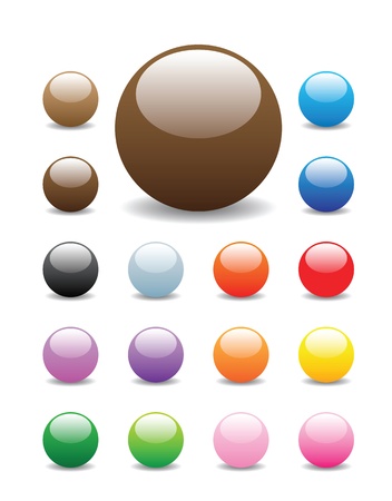 glossy, shiny candy looking buttons for website, internet, design and other usage. のイラスト素材