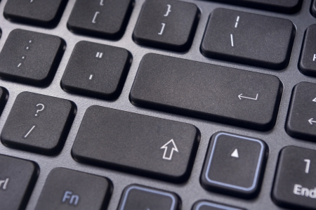 Photo of close up on keyboard pad, for conceptual usage.の写真素材