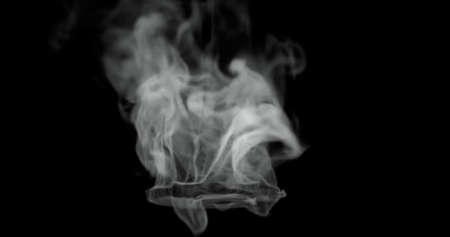 3d render of hot steam or smoke texture for food related manipulation.の写真素材