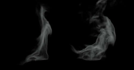 3d render of hot steam or smoke texture for food related manipulation.の写真素材