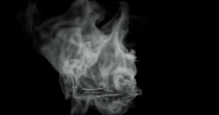 3d render of hot steam or smoke texture for food related manipulation.の写真素材