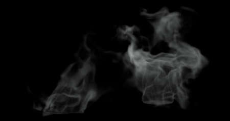 3d render of hot steam or smoke texture for food related manipulation.の写真素材