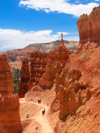 hiking Bryce Canyonのeditorial素材