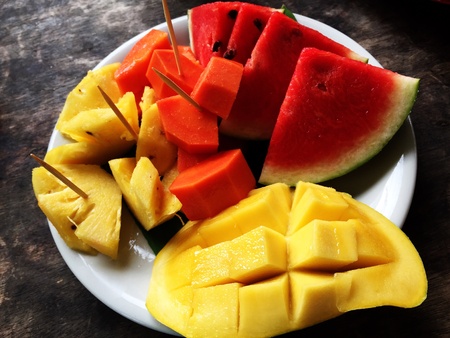 Tropical fruitsの素材
