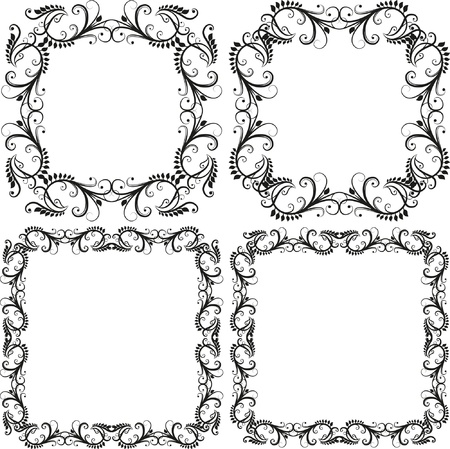 border swirlsのイラスト素材