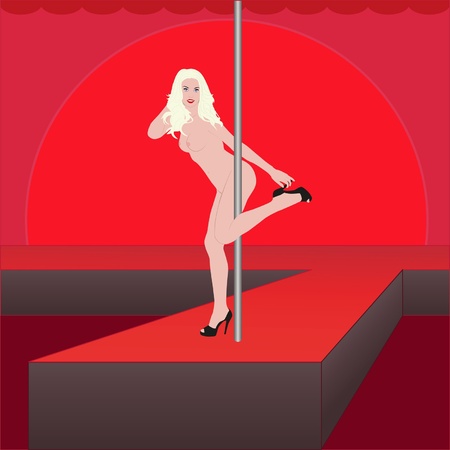 stripteaseのイラスト素材