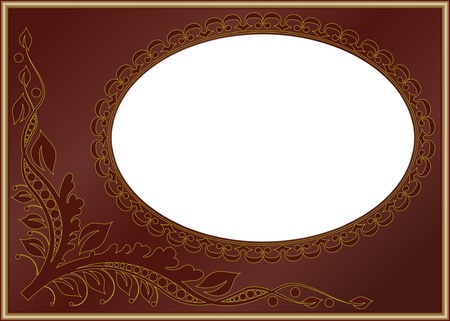 dark red background with ornamentsのイラスト素材