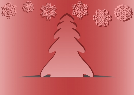 Christmas red backgroundのイラスト素材