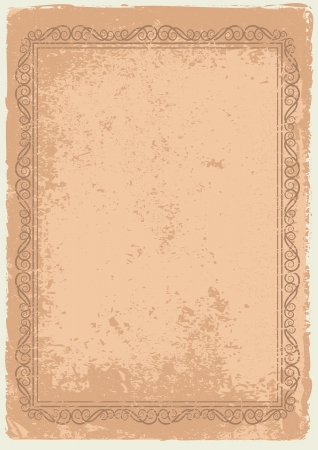 grunge background with frameのイラスト素材