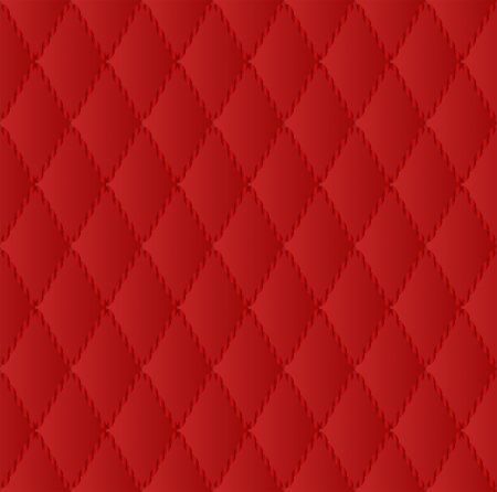 red texture seamless  - quilted fabricのイラスト素材