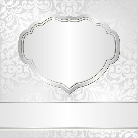 bright background with ornamentsのイラスト素材