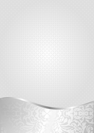 light background with chequered pattern and ornamentsのイラスト素材