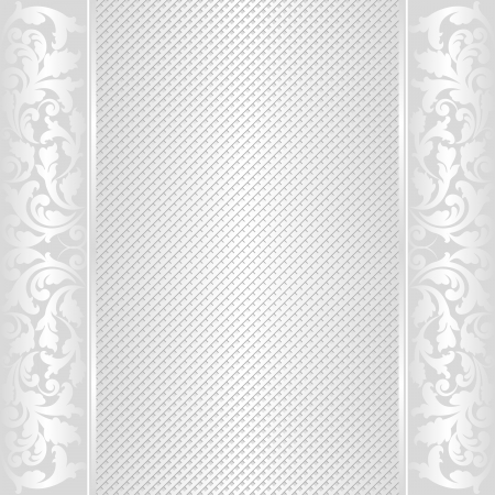 light background with abstract ornamentsのイラスト素材