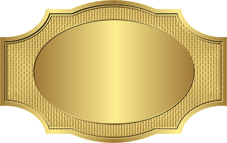 gold vintage frameのイラスト素材