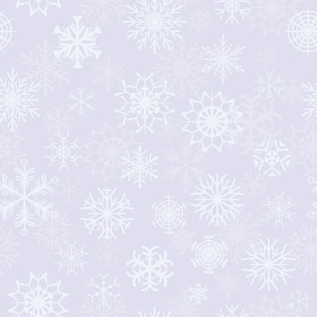 light blue background seamless with snowflakesのイラスト素材