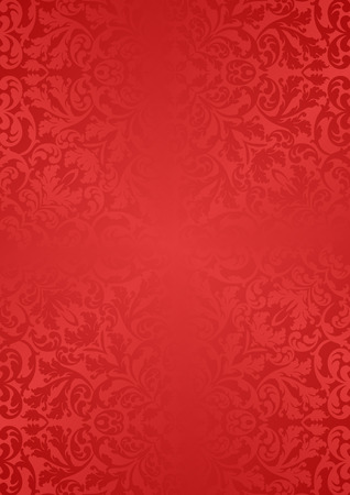 decorative red background with abstract patternのイラスト素材