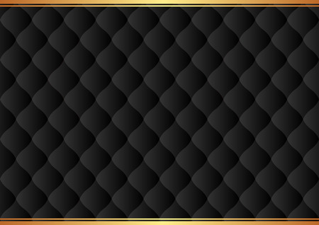 black background with decorative patternのイラスト素材