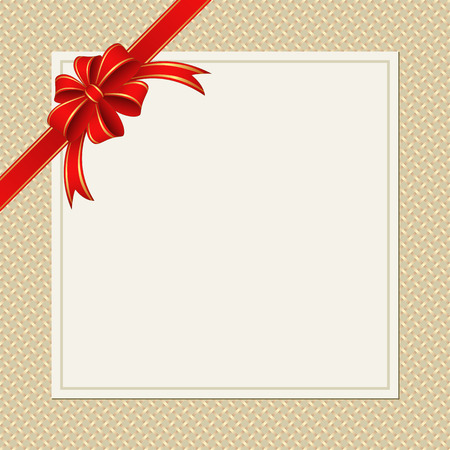 background with ribbons and bowのイラスト素材