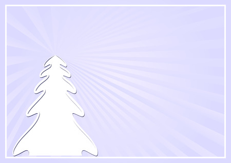 Christmas background with Christmas treeのイラスト素材