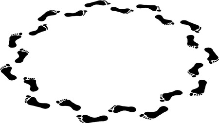 going In circleのイラスト素材