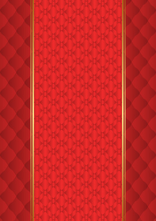 red background with decorative patternのイラスト素材