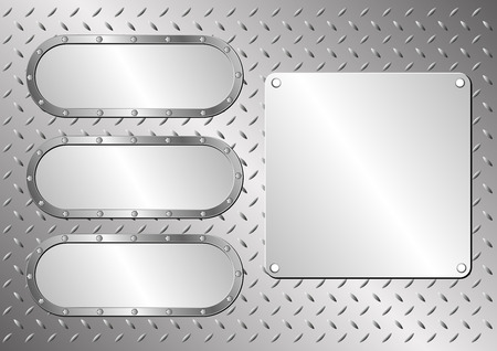 steel background with metalのイラスト素材