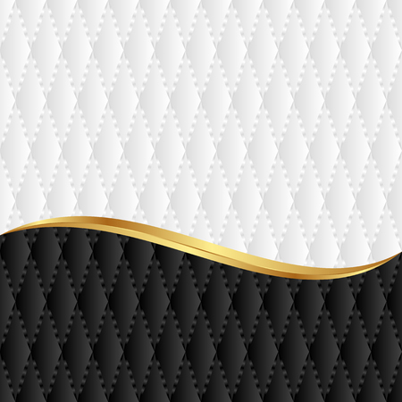 black and white background with patternのイラスト素材