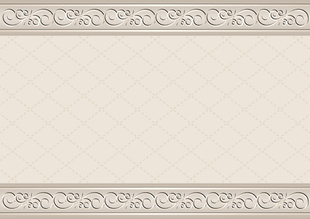 vintage background with ornamentのイラスト素材