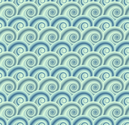 wavy background, seamless patternのイラスト素材